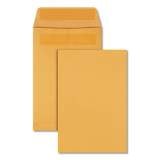 Quality Park Redi-Seal Catalog Envelope, #1 3/4, Cheese Blade Flap, Redi-Seal Closure, 6.5 x 9.5, Brown Kraft, 100/Box (43367)