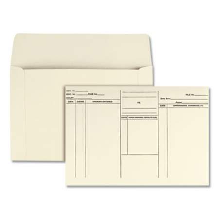 Quality Park Attorney's Envelope/Transport Case File, Cheese Blade Flap, Fold Flap Closure, 10 x 14.75, Cameo Buff, 100/Box (89701)