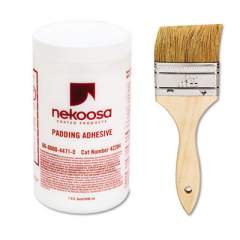 Nekoosa Fan-Out Padding Adhesive, 32 oz, Dries Clear (42284)