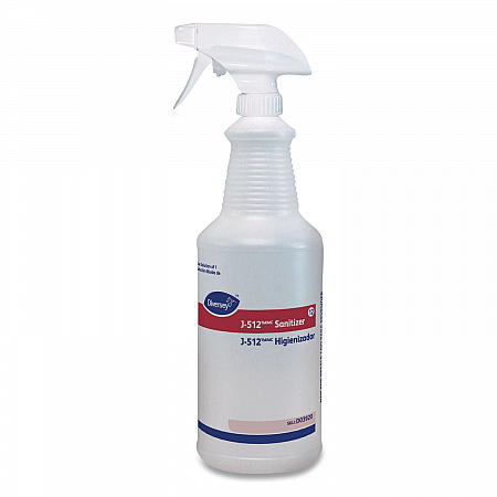 J-512 Sanitizer 32 oz Bottles, Clear, 12/Carton (03920)