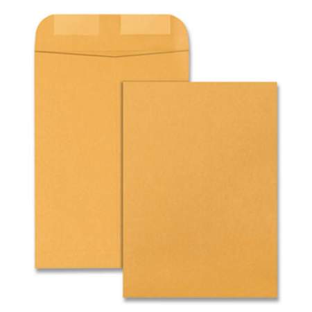 Quality Park Catalog Envelope, #6, Square Flap, Gummed Closure, 7.5 x 10.5, Brown Kraft, 500/Box (41065)
