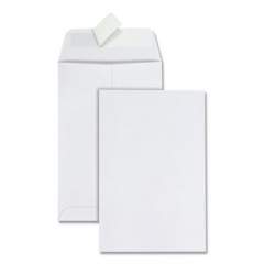 Quality Park Redi-Strip Catalog Envelope, #1, Cheese Blade Flap, Redi-Strip Closure, 6 x 9, White, 100/Box (44182)