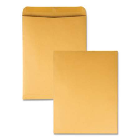 Quality Park Catalog Envelope, #15 1/2, Square Flap, Gummed Closure, 12 x 15.5, Brown Kraft, 100/Box (41967)
