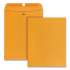 Quality Park Clasp Envelope, #97, Square Flap, Clasp/Gummed Closure, 10 x 13, Brown Kraft, 100/Box (37897)