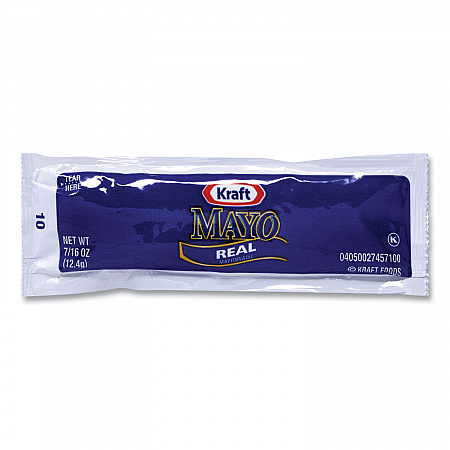 Mayo Real Mayonnaise, 0.44 oz Packet, 200/Box (22001118)