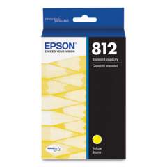 Epson T812420-S (T812) DURABrite Ultra Ink, 300 Page-Yield, Yellow