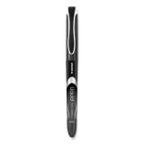Zebra Liquid Ink Roller Ball Pen, Stick, Extra-Fine 0.5 mm, Black Ink, Black Barrel, Dozen (44410)