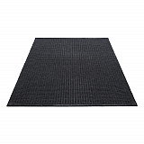 EcoGuard Indoor/Outdoor Wiper Mat, Rectangular, Charcoal Gray Carpeted Surface, 36" x 60" (EG030504)