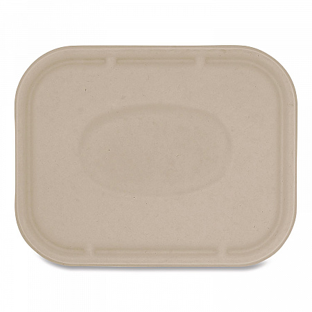 Fiber Lids for Fiber Containers, 7.8 x 10.1 x 0.5, Natural, Paper, 400/Carton (TRLSC10LF)
