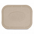 Fiber Lids for Fiber Containers, 7.8 x 10.1 x 0.5, Natural, Paper, 400/Carton (TRLSC10LF)