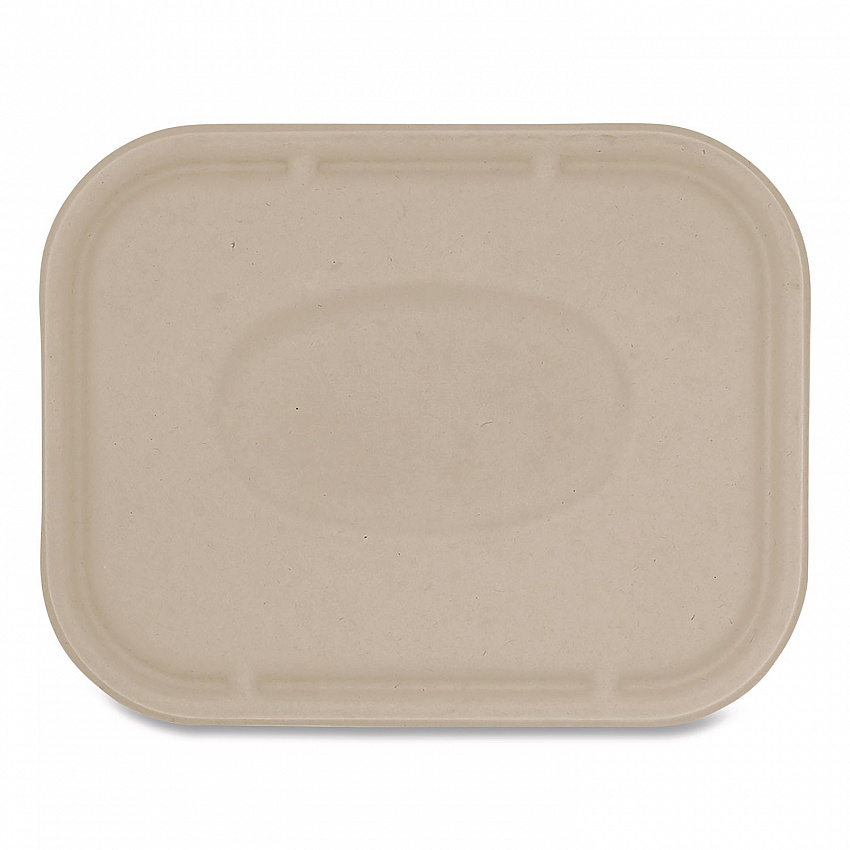 Fiber Lids for Fiber Containers, 7.8 x 10.1 x 0.5, Natural, Paper, 400/Carton (TRLSC10LF)