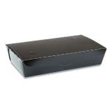 Pactiv Evergreen EarthChoice OneBox Paper Box, 55 oz, 9 x 4.85 x 2, Black, 100/Carton (NOB02B)