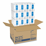 Pacific Blue Select Disposable Patient Care Washcloths, 1-Ply, 10 x 13, Unscented, White, 55/Pack, 24 Packs/Carton (29506)