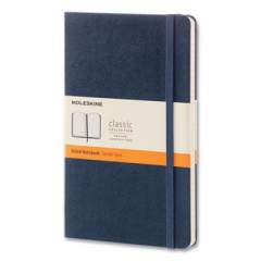 Moleskine Classic Collection Hard Cover Notebook, Quadrille (Dot Grid) Rule, Sapphire Blue Cover, 8.25 x 5, 240 Sheets (2071318)