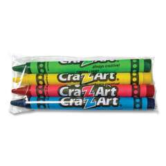 Cra-Z-Art Washable Crayons, Assorted, 4/Pack (10314200)