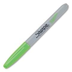 Sharpie Neon Permanent Markers, Fine Bullet Tip, Neon Green (132110)