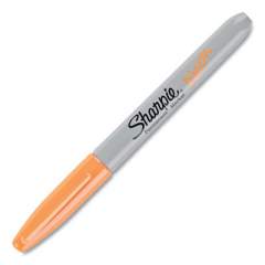 Sharpie Neon Permanent Markers, Fine Bullet Tip, Neon Orange (132111)