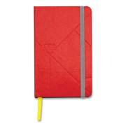 TOPS Idea Collective Journal, Hardcover with Elastic Closure, 1 Subject, Wide/Legal Rule, Red Cover, 5.5 x 3.5, 192 Sheets (56875)