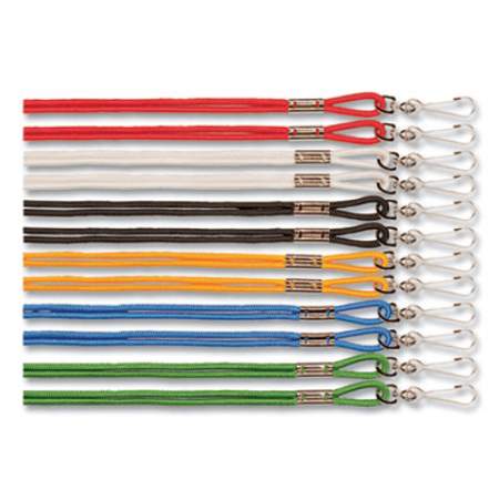 Champion Sports Lanyard, J-Hook Style, 20" Long, Assorted Colors, 12/Pack (126ASST)