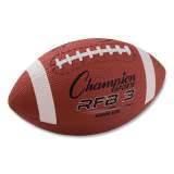 Champion Sports Rubber Sports Ball, For Football, Junior Size, Brown (RFB3)