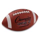 Champion Sports Rubber Sports Ball, For Football, Intermediate Size, Brown (RFB2)
