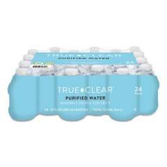 True Clear Purified Bottled Water, 8 oz Bottle, 24 Bottles/Carton, 182 Cartons/Pallet (8OZ24PLT182)
