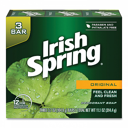 Bar Soap, Clean Fresh Scent, 3.75 oz, 3 Bars/Pack, 18 Packs/Carton (14177)