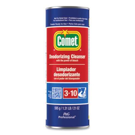 Comet Deodorizing Cleanser with Bleach, Powder, 21 oz Canister (32987EA)