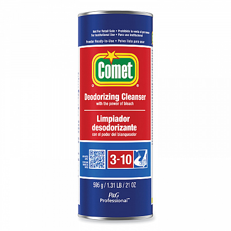 Deodorizing Cleanser with Bleach, Powder, 21 oz Canister (32987EA)