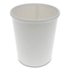 Pactiv Evergreen Paper Round Food Container, 32 oz, 5.13" Diameter x 4.5"h, White, 500/Carton (D32RB)