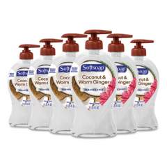 Softsoap Liquid Hand Soap Pump, Coconut and Warm Ginger, 11.25 oz Pump Bottle, 6/Carton (44578)