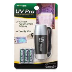 Dri-Mark UV Pro Ultraviolet Counterfeit Detector with Batteries, Black/Silver (2115943)