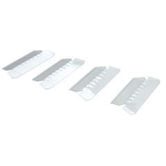 AbilityOne 7510013750502 SKILCRAFT Tabs for Hanging File Folders, 1/5-Cut Tabs, Clear, 2" Wide, 25/Pack