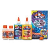 Elmer's Color Changing Slime Kit, (2) 5 oz Glues, Dries Purple and Red, (2) 2.3 oz Slime Activators, (1) UV Light (2078225)