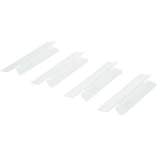 AbilityOne 7510013754510 SKILCRAFT Tabs for Hanging File Folders, 1/3-Cut Tabs, Clear, 3.5" Wide, 25/Pack
