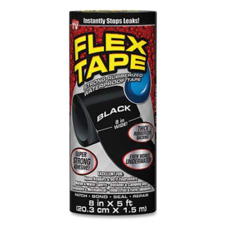 Flex Seal General Purpose Repair Tape, 8" x 1.67 yds, Black (24420159)