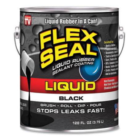 Flex Seal Liquid Rubber, 128 oz Can, Black (US855BLK01)