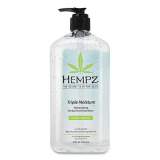 Hempz Antibacterial Triple Moisture Gel Hand Sanitizer, 21 oz Pump Bottle, Enhanced Grapefruit and Sparkling Peach (24452171)