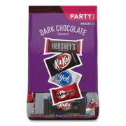 Hershey's Dark Chocolate Lovers Snack Size Party Pack, 32.89 oz Bag, Approximately 60 Pieces (99995)