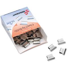 AbilityOne 7510013926512 SKILCRAFT Clam Clip Refill, Small (No. 2), Silver, 50/Box