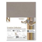 Neenah Paper Creative Collection Premium Cardstock, 65 lb, 8.5 x 11, Assorted Naturals, 50/Pack (99316MA)