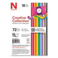 Neenah Paper Creative Collection Premium Cardstock, 65 lb, 4.5 x 6.5, Assorted Starter Pack, 72/Pack (24374949)