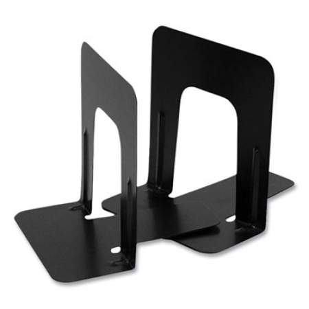 Officemate Steel Bookends, Nonskid, 4.75 x 5.13 x 5, Black (24451752)