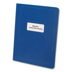 Oxford Report Cover, Title Window, 3 Fasteners, Letter, Royal Blue, 25/Box (898700)