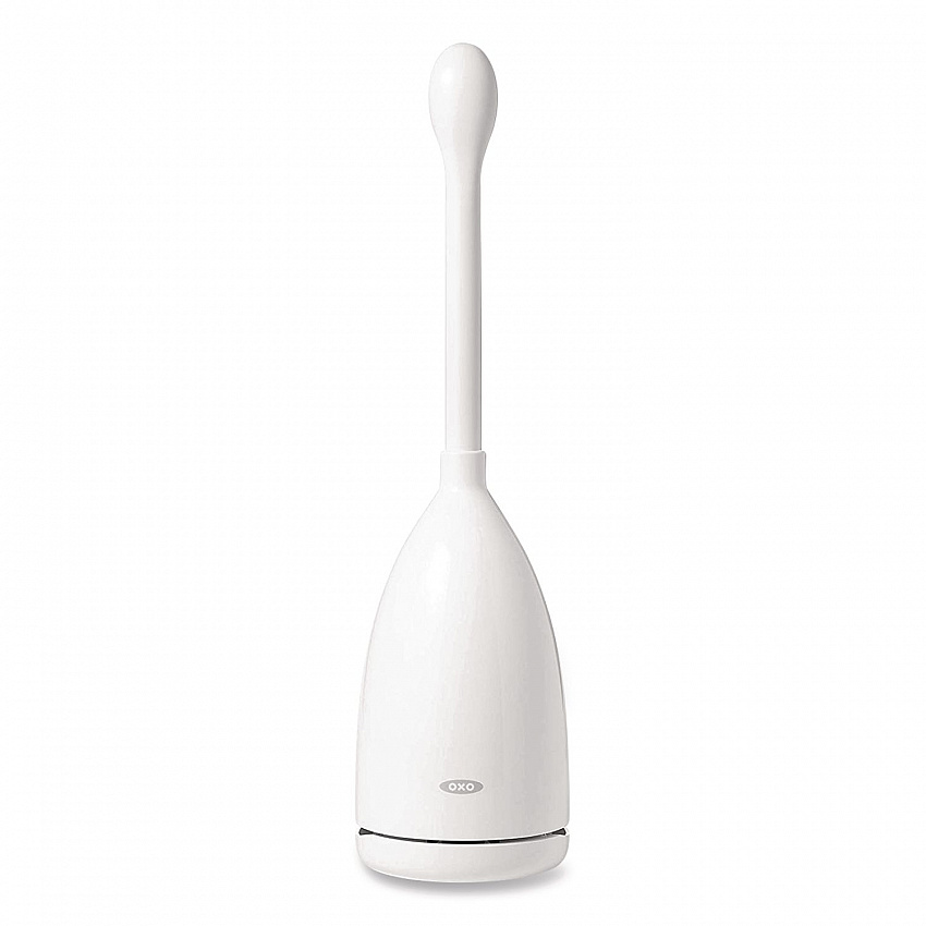 Good Grips Nylon Toilet Brush with Canister, White (12241600)