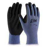 G-Tek GP Nitrile-Coated Nylon Gloves, Large, Blue/Black, 12 Pairs (177593)