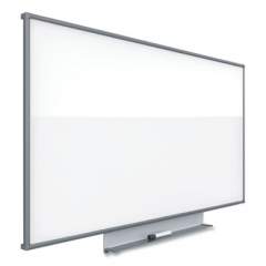 Quartet Silhouette Total Erase Whiteboard, 74 x 42, Charcoal Aluminum Frame (24354739)