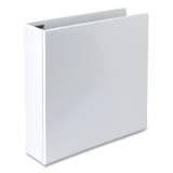 Samsill Earth's Choice Heavy-Duty Biobased Locking D-Ring View Binder, 3 Rings, 2" Capacity, 11 x 8.5, White (19867)