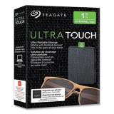 Seagate Backup Plus Ultra Touch External Hard Drive, 1 TB, USB 3.0, Black (STJW1000401)