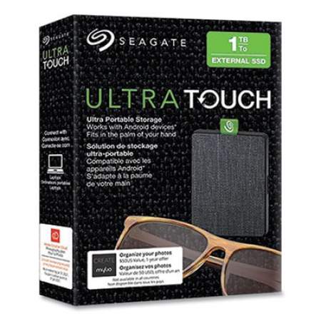Seagate Backup Plus Ultra Touch External Hard Drive, 1 TB, USB 3.0, Black (24460143)